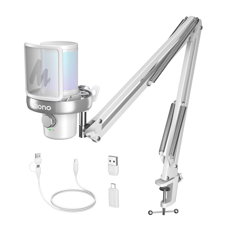 Maono DM40 S Pro mikrofon (hvid)