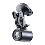 Baseus PrimeTrip 2-i-1-cykelstativ, telefonholder + lommelygte (sort)