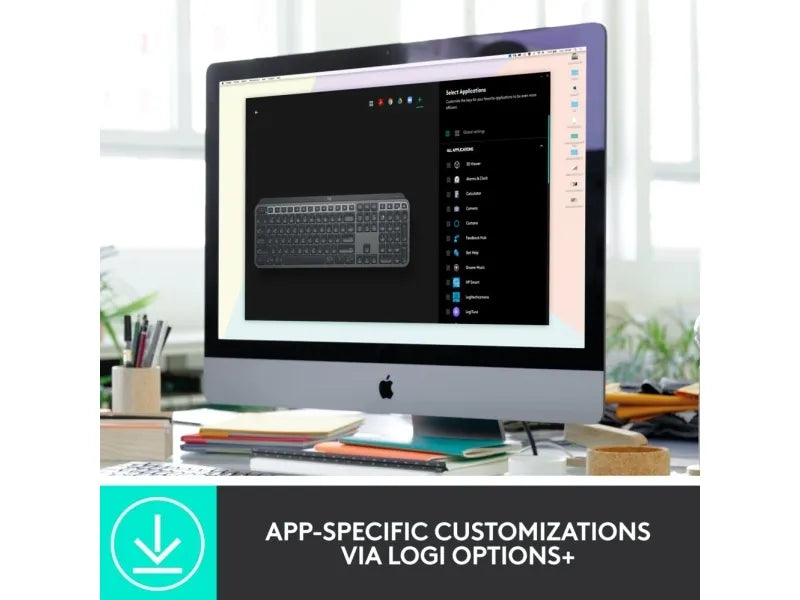 Logitech® | MX Keys Combo for Business - Tastatur og mus-sæt - bagbelyst - trådløs - Bluetooth LE - QWERTY - Pan Nordic - grafit
