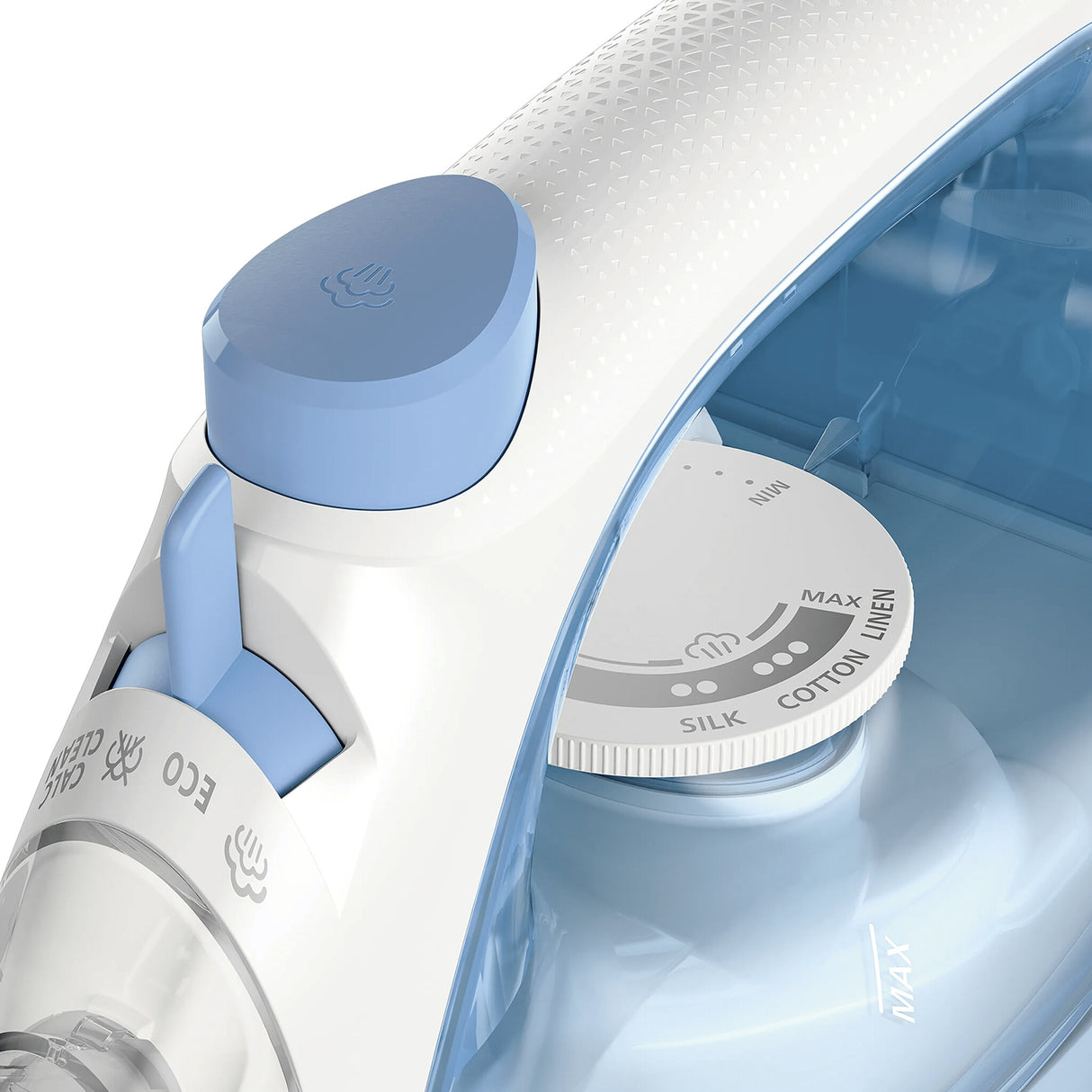 Philips 1000 series DST1030/20 strygejern Dampstrygejern Non-stick bundplade 2000 W Blå, Hvid