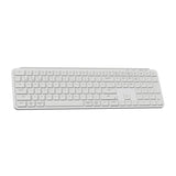 Ultra Slim Keychron B6 Pro 2.4G trådløst tastatur (hvid) [B6P-K8].