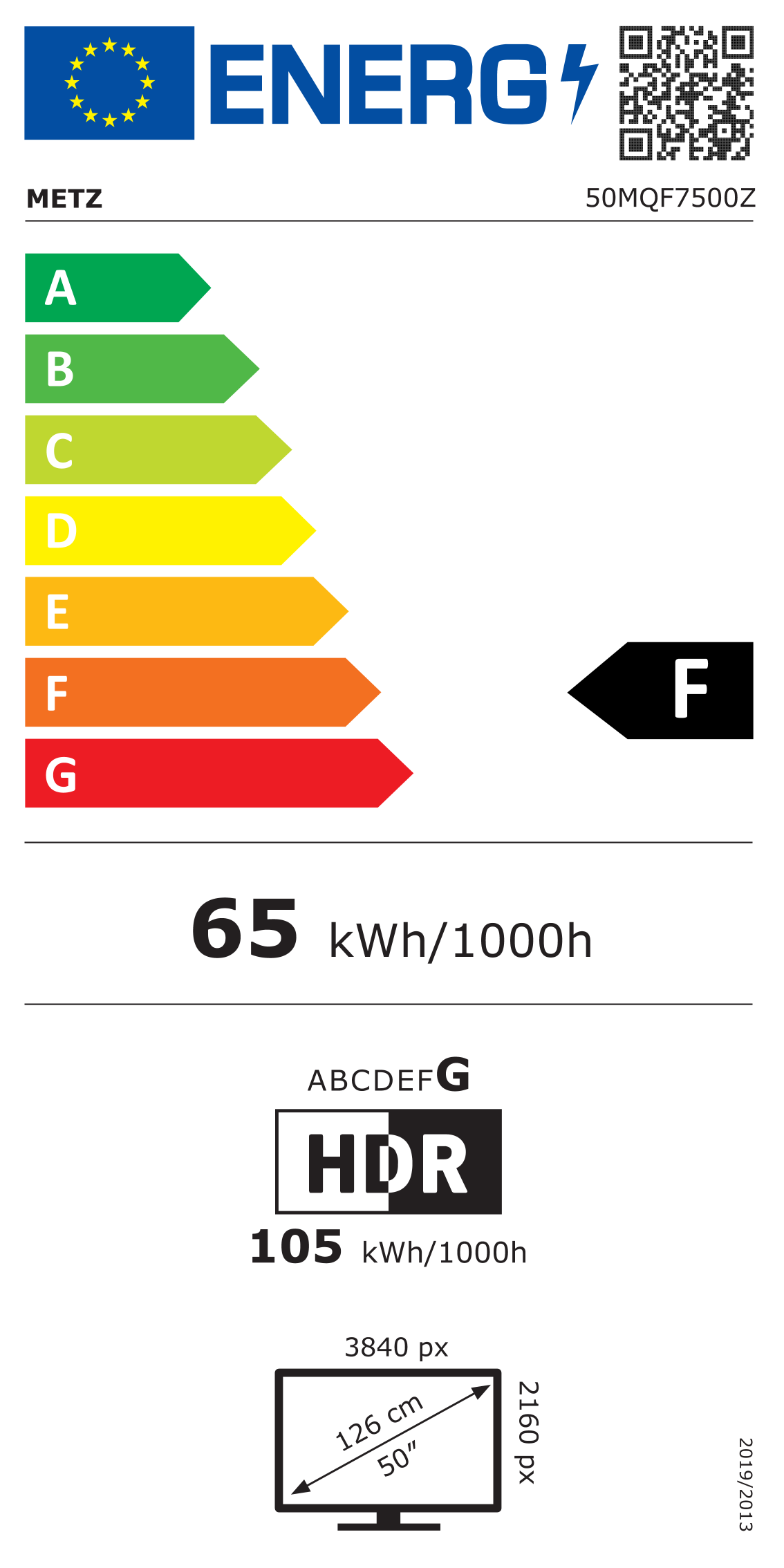 Metz 50MQF7500Z QLED - Google TV