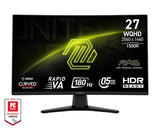 MSI MAG 274CQFDE 27 Rapid VA 2560 x 1440 (2K) DisplayPort HDMI 180 Hz