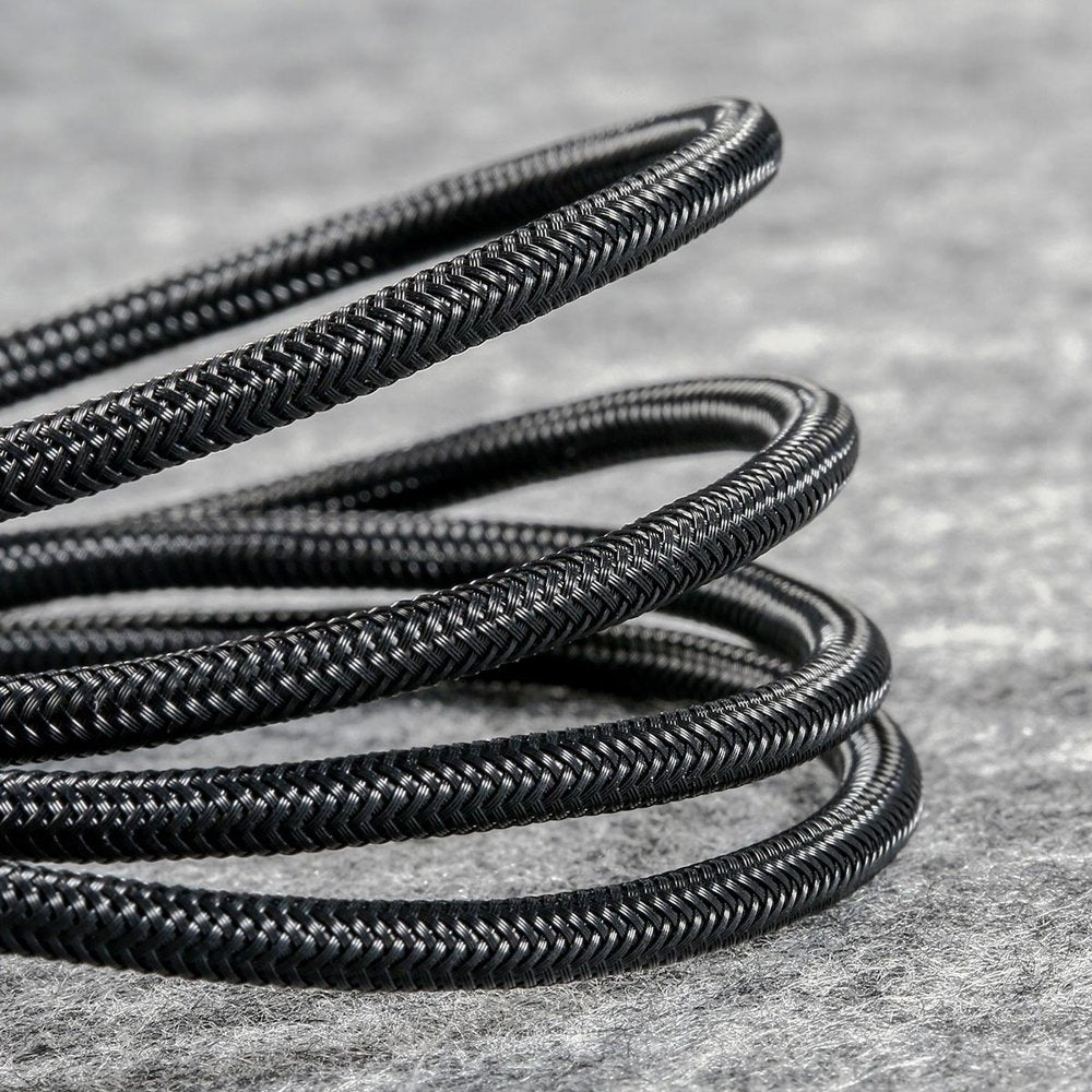 Baseus cable USB 4in1 2x Lightning / USB Type C / micro USB cable in nylon braid 3.5A 1.2m black (CA1T4-A01)