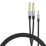 Audio kabel mini jack 3,5 mm til 2x jack 6,35 mm mandlig Vention BARHL 10m