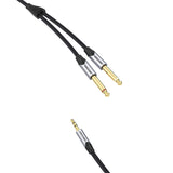 Audio kabel mini jack 3,5 mm til 2x jack 6,35 mm mandlig Vention BARHL 10m