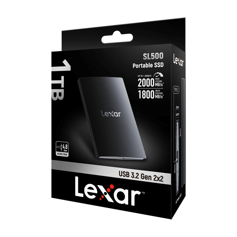 Lexar SL500 1TB bærbar SSD-drev