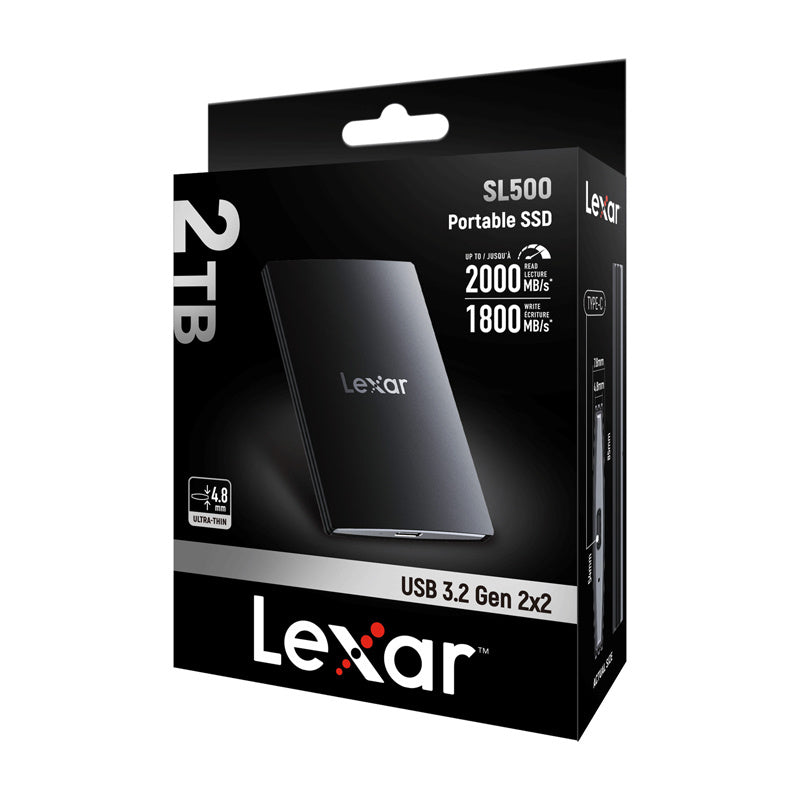 Lexar SL500 2TB bærbar SSD-drev