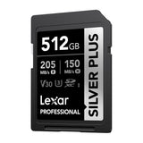 Lexar Professional SILVER PLUS SDXC 512GB hukommelseskort