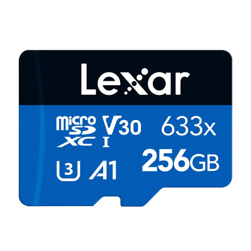 Lexar High-Performance 633x microSDXC 256GB hukommelseskort + SD-adapter