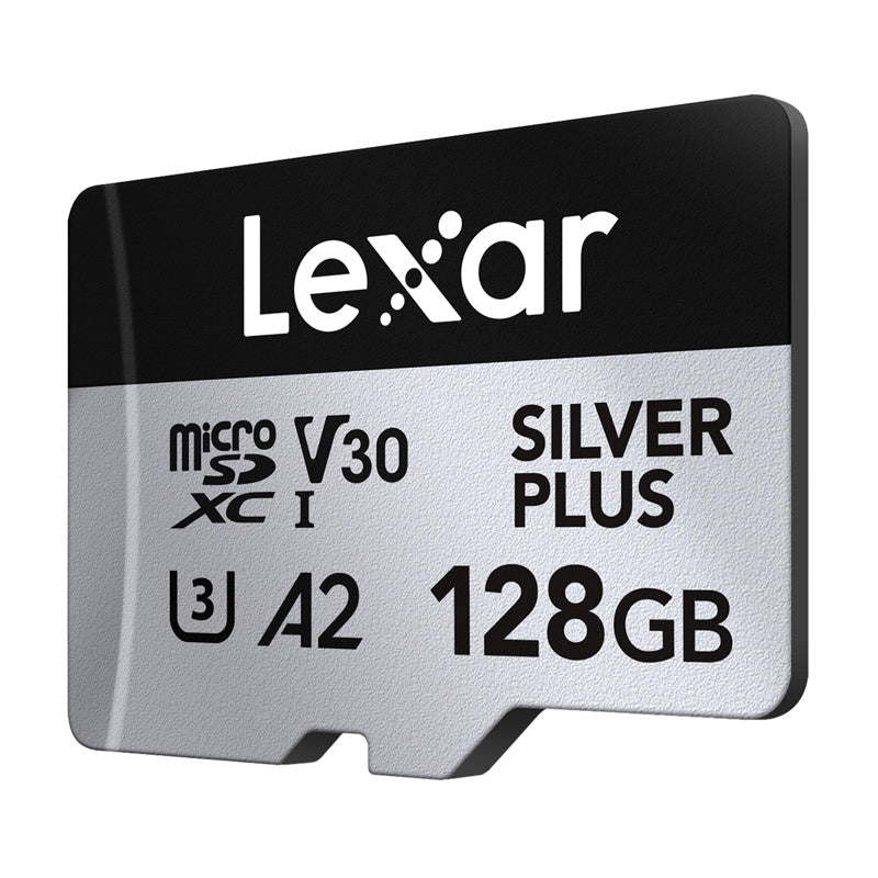 Lexar High-Performance Silver Plus microSDXC 128GB + adapter