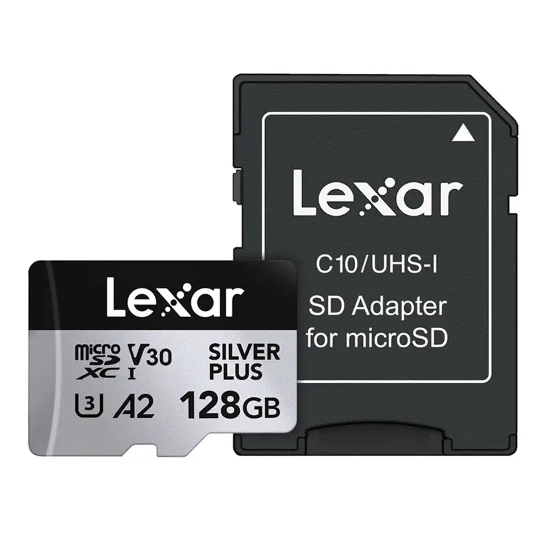 Lexar High-Performance Silver Plus microSDXC 128GB + adapter