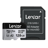Lexar High-Performance Silver Plus microSDXC 128GB + adapter