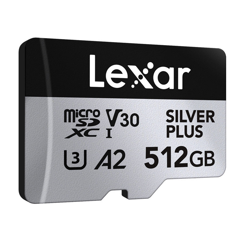 Lexar High-Performance Silver Plus microSDXC 512GB + adapter