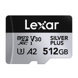 Lexar High-Performance Silver Plus microSDXC 512GB + adapter