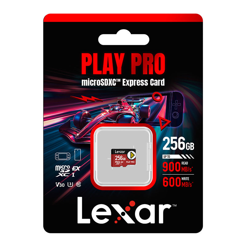 Lexar PLAY Pro microSD Express 7.1 256GB hukommelseskort