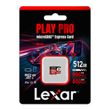 Lexar PLAY Pro microSD Express 7.1 512GB hukommelseskort