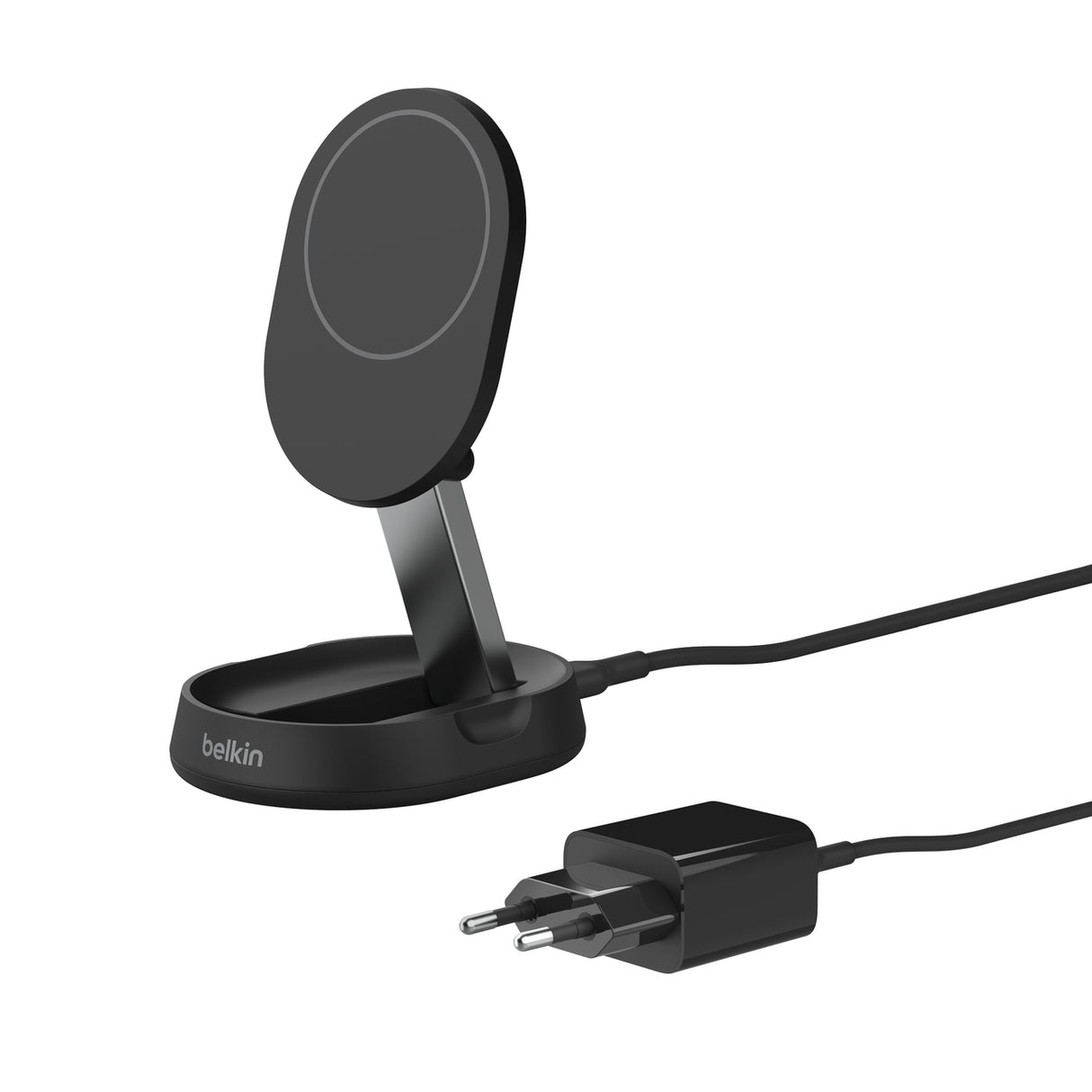 Belkin BoostCharge Pro foldbar trådløs opladningsstander (sort)