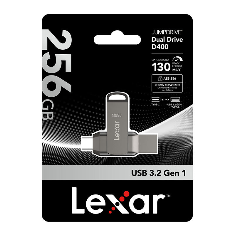 Pendrive Lexar Dual Type-C og Type-A USB 3.1 256GB