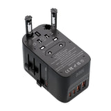 Blitzwolf BW-TA2 5-i-1 Travel Adapter 2xUSB PD + 2xC QC + C GaN 100W