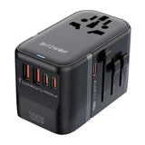 Blitzwolf BW-TA2 5-i-1 Travel Adapter 2xUSB PD + 2xC QC + C GaN 100W
