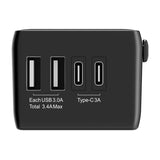 Blitzwolf BW-TA1 4-i-1 Travel Adapter 2xUSB + C + PD 20W