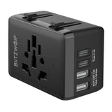 Blitzwolf BW-TA1 4-i-1 Travel Adapter 2xUSB + C + PD 20W