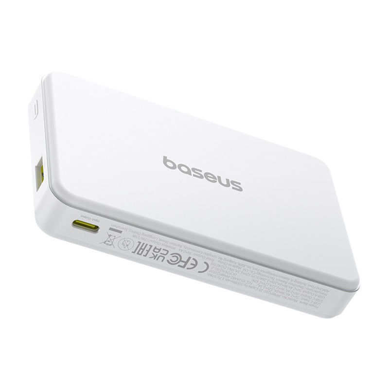 Baseus Airpow2 Qi2 magnetisk powerbank 10000mAh 22.5W (hvid)
