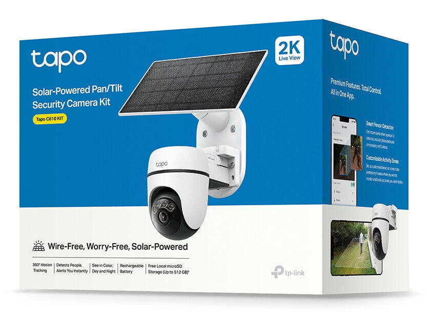 TP-Link Tapo C610 KIT Tårn IP-sikkerhedskamera Udendørs 2304 x 1296 pixel Loft/væg/pæl