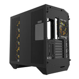 Darkflash DY470 computercase (sort) + 4 fans + GPU-brakette