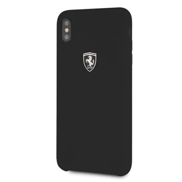 Ferrari Hardcase FEOSIHCI65BK iPhone Xs Max sort/sort Silikon Off track