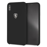 Ferrari Hardcase FEOSIHCI65BK iPhone Xs Max sort/sort Silikon Off track