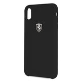Ferrari Hardcase FEOSIHCI65BK iPhone Xs Max sort/sort Silikon Off track