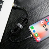 Baseus Cafule USB-A / Lightning 2A QC 3.0 cable 3 m - black and gold