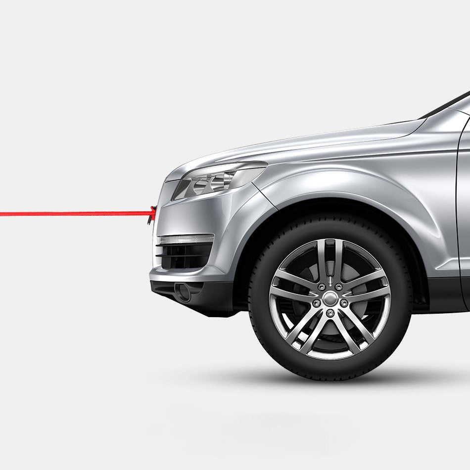 Baseus Cafule Cable holdbar nylon kabel USB / USB-C QC3.0 2A 3M rød (CATKLF-U09)