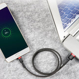 Baseus Cafule Cable durable nylon cable USB / micro USB 2A 3M black-gray (CAMKLF-HG1)