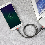 Baseus Cafule Cable durable nylon cable USB / micro USB 2A 3M black-red (CAMKLF-H91)