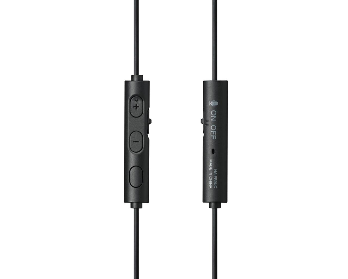 JVC HA-FR9UC Headset Ledningsført I ørerne Opkald/musik USB Type-C Sort