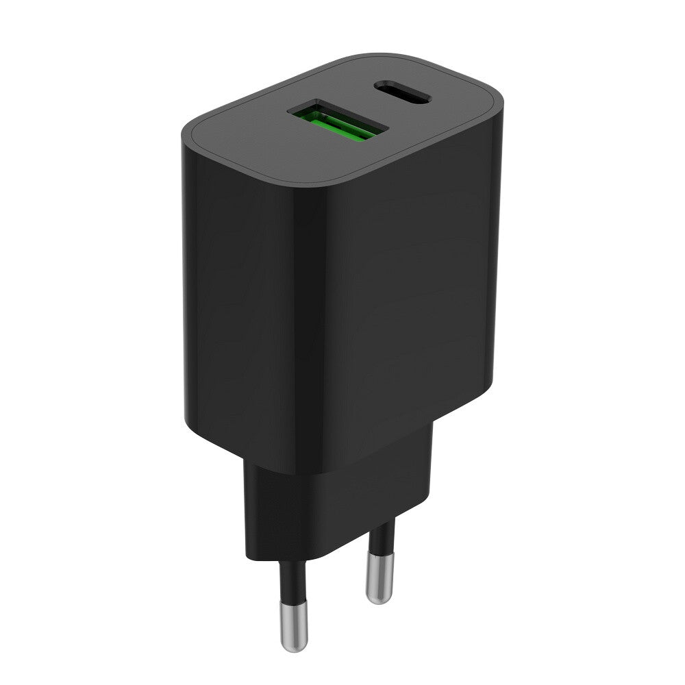 Gembird TA-UC-PDQC20-01-BK oplader til mobil enhed Universel Sort Vekselstrøm Hurtig opladning Indendørs