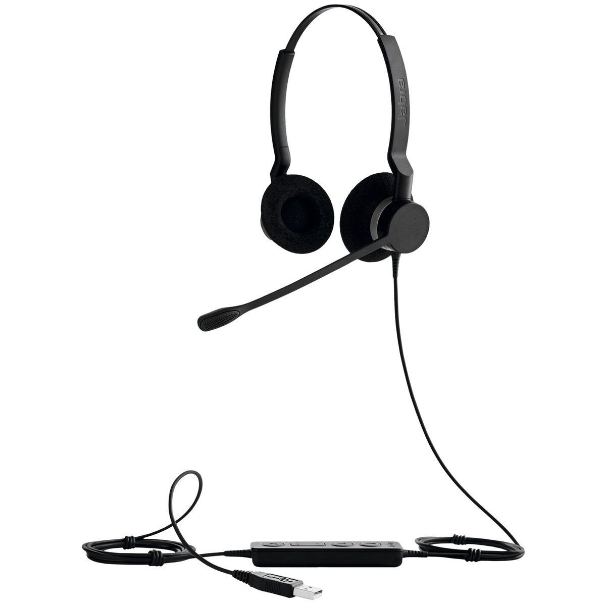Jabra Biz 2300 Headset Ledningsført Kontor/Callcenter USB Type-A Sort
