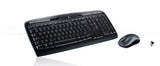 Logitech MK330 tastatur Mus inkluderet Kontor USB QWERTY US International Sort