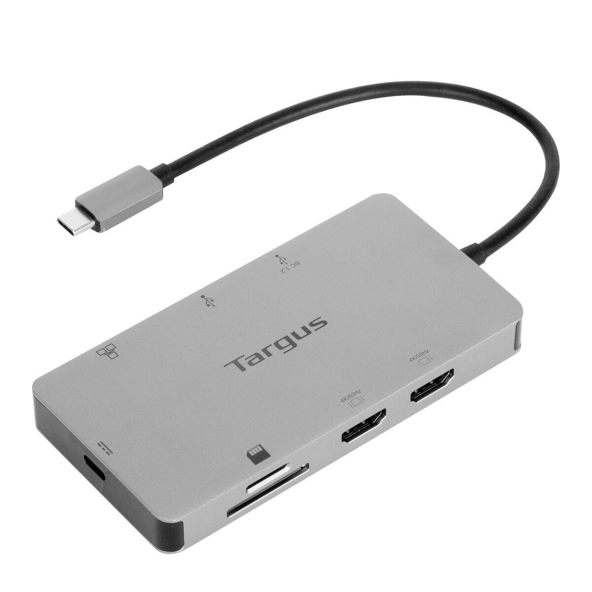 Targus DOCK423EU dockingstation Ledningsført USB 3.2 Gen 1 (3.1 Gen 1) Type-C Sølv