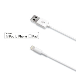 Celly USB-A to Lightning Cable 12W White (1M)