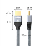 Wozinsky HDMI-kabel 1 m HDMI Type A (Standard) Sølv