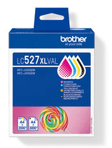Brother LC527XLVAL blækpatron 4 stk Original Højt (XL) udbytte Sort, Blå, Magenta, Gul