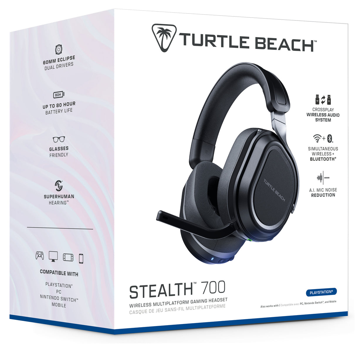Turtle Beach Stealth 700 Headset Ledningsført Spil Bluetooth Sort