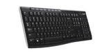 Logitech K270 Wireless Keyboard - Nordic - Tastatur - Nordisk - Sort