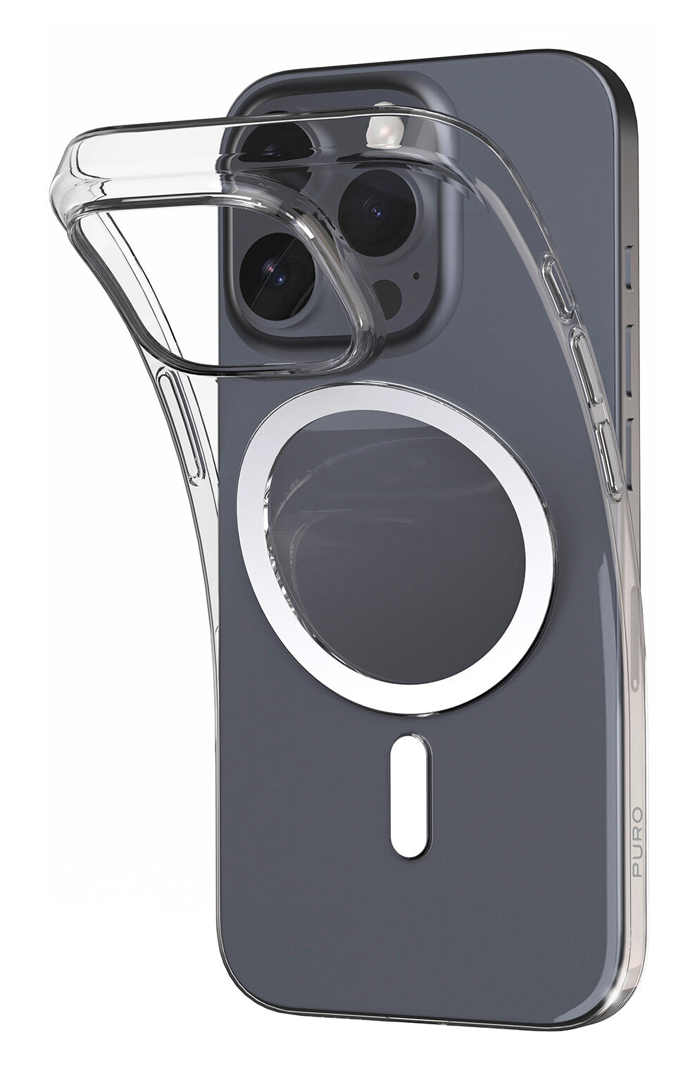 PURO 0.3 Nude Mag mobiltelefon etui 17,5 cm (6.9") Cover Transparent