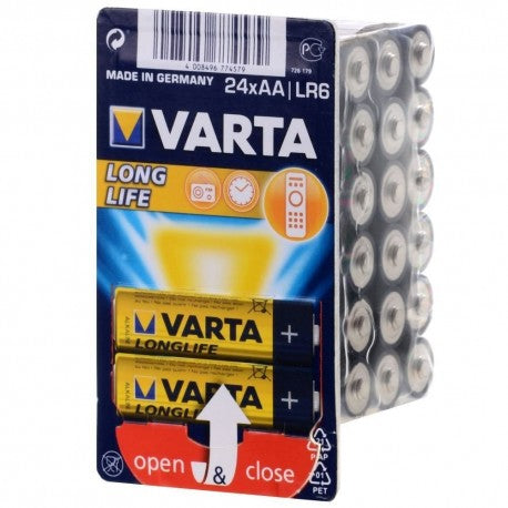 Varta Longlife AA / LR6 Standardbatterier 2750mAh 24