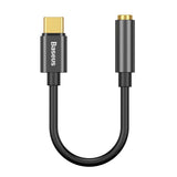 Baseus L54 adapter for USB-C headphones / mini jack 3.5mm DAC 24 bit 48 KHz - black